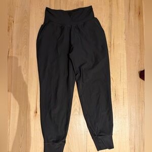Old Navy Black High-Waist Track Joggers